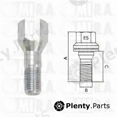 MI.R.A. 29/1686 — Wheel Bolt