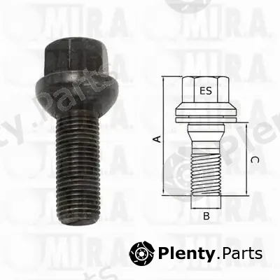 MI.R.A. 29/1692 — Wheel Bolt
