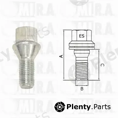 MI.R.A. 29/1681 — Wheel Bolt