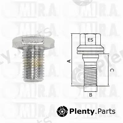 MI.R.A. 29/1679 — Wheel Bolt