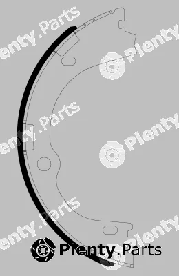 BENDIX Braking BXS1312 — Brake Shoe Set, parking brake