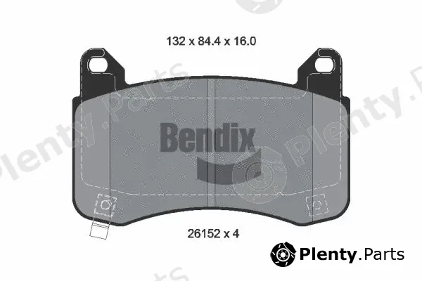 BENDIX Braking BPD2399 — Brake Pad Set, disc brake