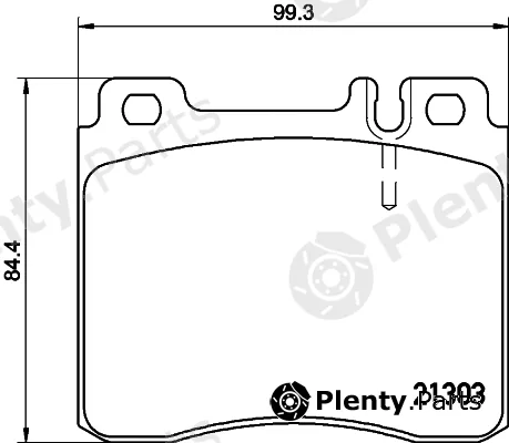 BENDIX Braking BPD2379 — Brake Pad Set, disc brake
