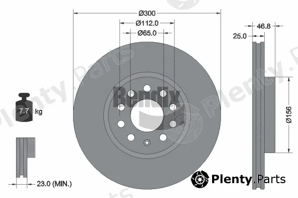 BENDIX Braking BDS2269 — Brake Disc