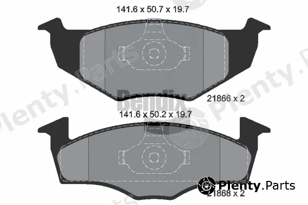 BENDIX Braking BPD1549 — Brake Pad Set, disc brake