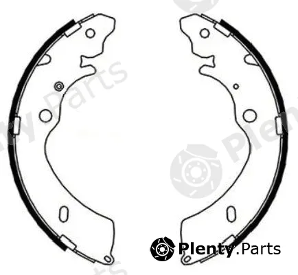 BENDIX Braking BXS1314 — Brake Shoe Set