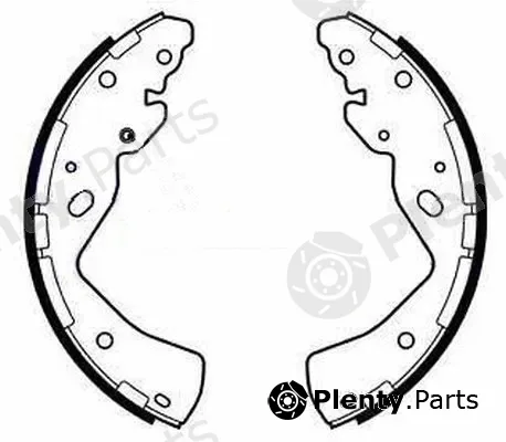 BENDIX Braking BXS1316 — Brake Shoe Set