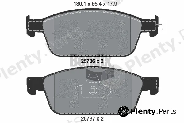 BENDIX Braking BPD1177 — Brake Pad Set, disc brake
