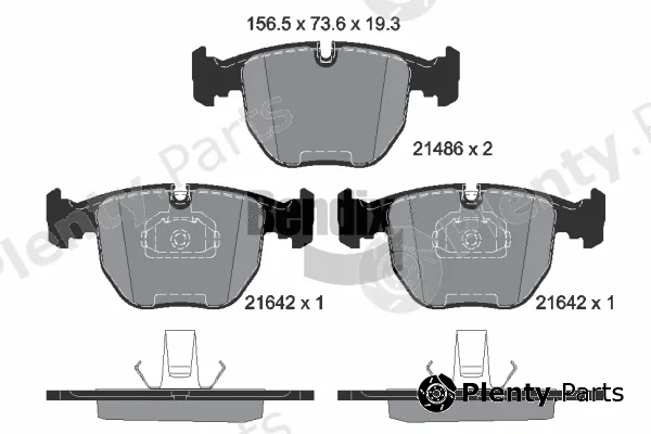 BENDIX Braking BPD1337 — Brake Pad Set, disc brake