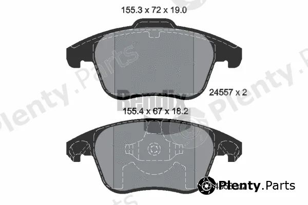 BENDIX Braking BPD1361 — Brake Pad Set, disc brake