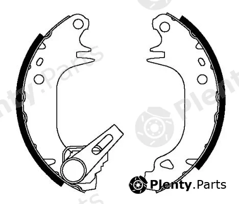 BENDIX Braking BXS2035 — Brake Shoe Set