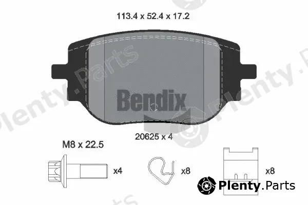 BENDIX Braking BPD2429 — Brake Pad Set, disc brake