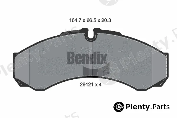 BENDIX Braking BPD1059 — Brake Pad Set, disc brake