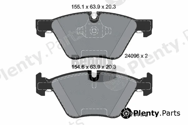 BENDIX Braking BPD1276 — Brake Pad Set, disc brake