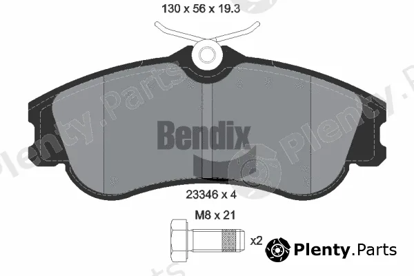 BENDIX Braking BPD1316 — Brake Pad Set, disc brake