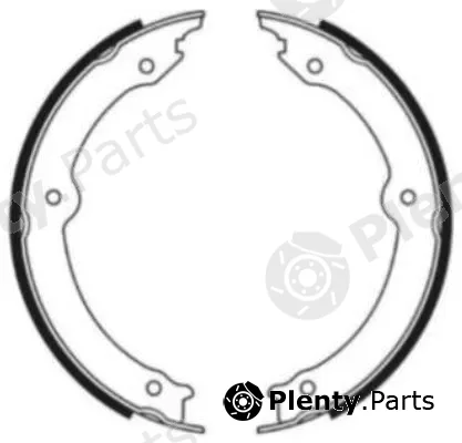 BENDIX Braking BXS1318 — Brake Shoe Set, parking brake