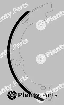 BENDIX Braking BXS1309 — Brake Shoe Set, parking brake