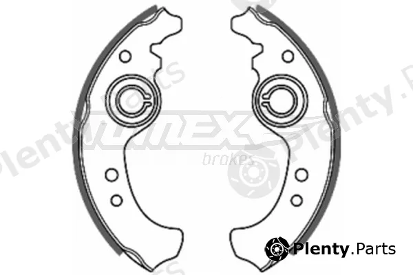 TOMEX Brakes TX20-01 — Brake Shoe Set