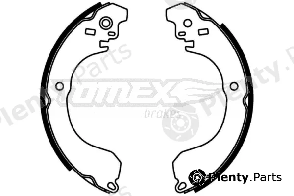 TOMEX Brakes TX22-91 — Brake Shoe Set