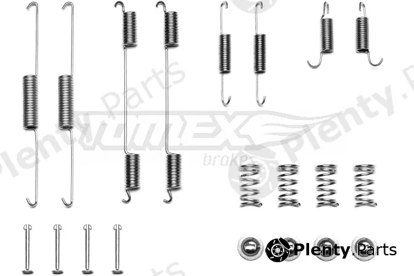 TOMEX Brakes TX41-79 — Accessory Kit, brake shoes