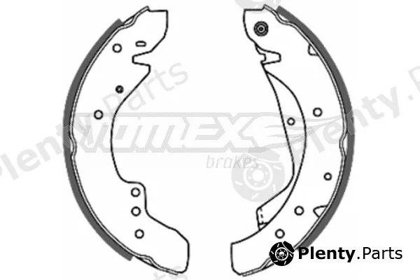 TOMEX Brakes TX20-59 — Brake Shoe Set