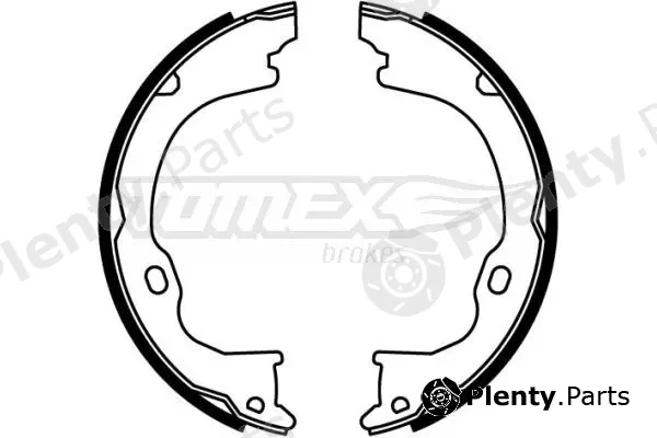 TOMEX Brakes TX22-61 — Brake Shoe Set