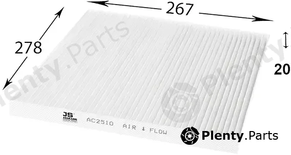 Js Asakashi AC2510 — Filter, cabin air
