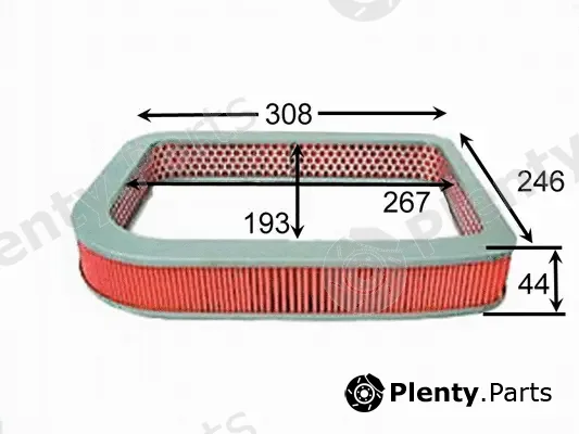 Js Asakashi A834J — Air Filter