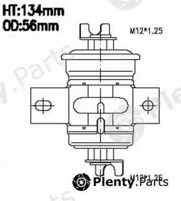 Js Asakashi FS6037 — Fuel Filter