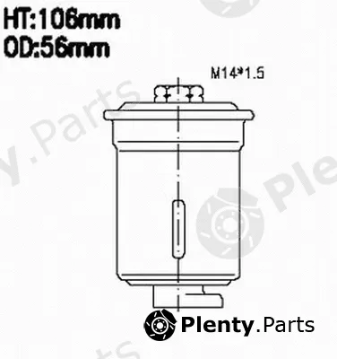 Js Asakashi FS6200 — Fuel Filter