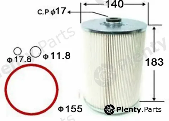 JS Asakashi OE577J — Oil Filter
