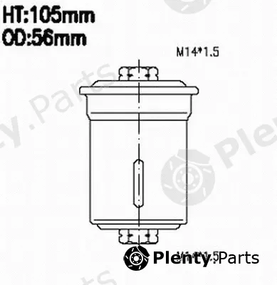 Js Asakashi FS6042 — Fuel Filter