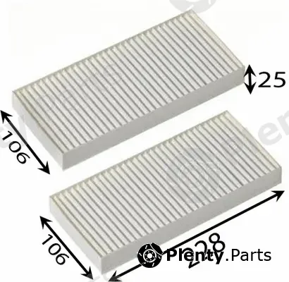 Js Asakashi AC0180SET — Filter, cabin air