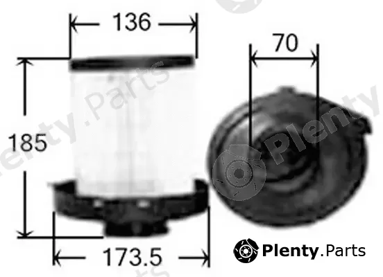 Js Asakashi A0136 — Air Filter