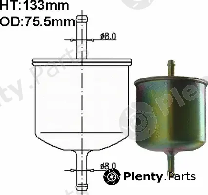 Js Asakashi FS304M — Fuel Filter