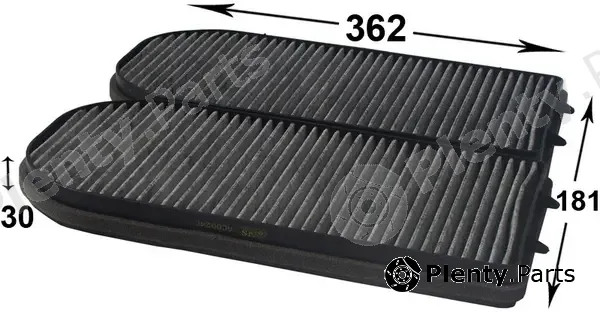 JS Asakashi AC0024CSET — Filter, cabin air