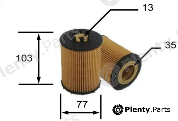 Js Asakashi OE0055 — Oil Filter