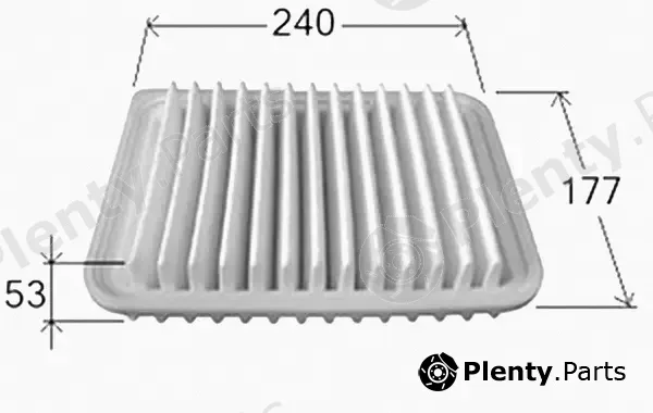 Js Asakashi A1013 — Air Filter