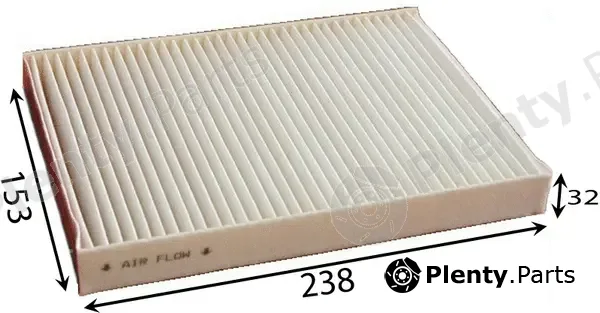 Js Asakashi AC0182 — Filter, cabin air