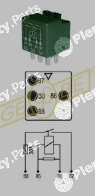 Gebe 991261 — Relay, interior blower
