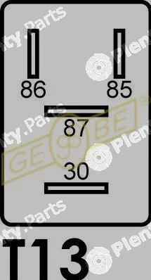 Gebe 990531 — Relay, main current