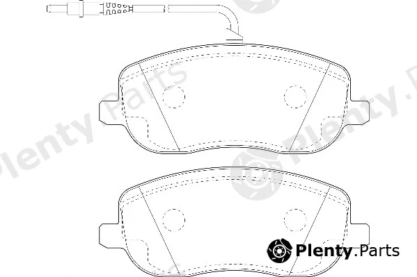 Omnicraft 2134966 — Brake Pad Set, disc brake