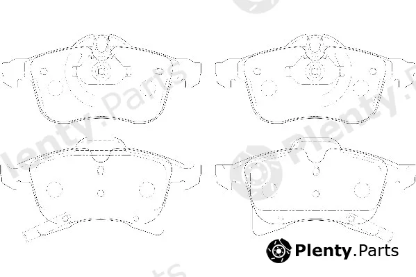 Omnicraft 2134850 — Brake Pad Set, disc brake