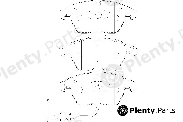Omnicraft 2134844 — Brake Pad Set, disc brake