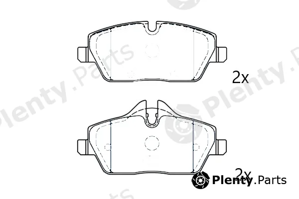 Omnicraft NAMJ2K021CMAA — Brake Pad Set, disc brake