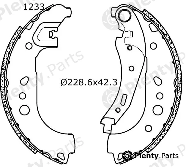 Omnicraft 2255865 — Brake Shoe Set