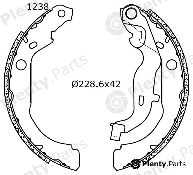 Omnicraft 2255887 — Brake Shoe Set
