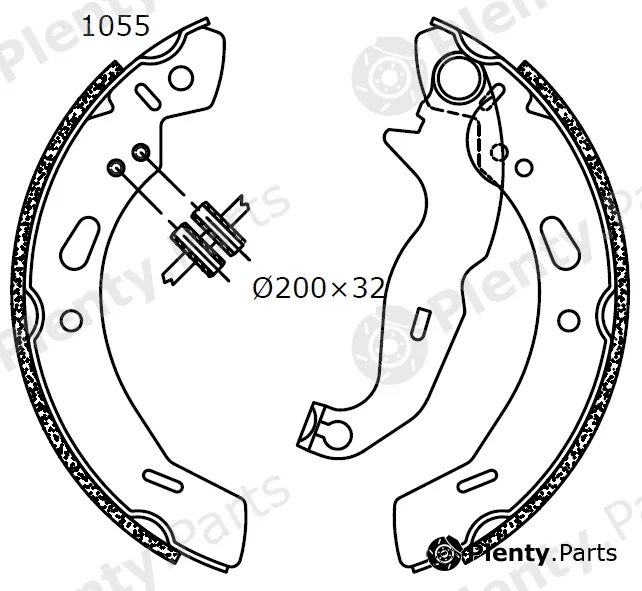 Omnicraft 2255819 — Brake Shoe Set