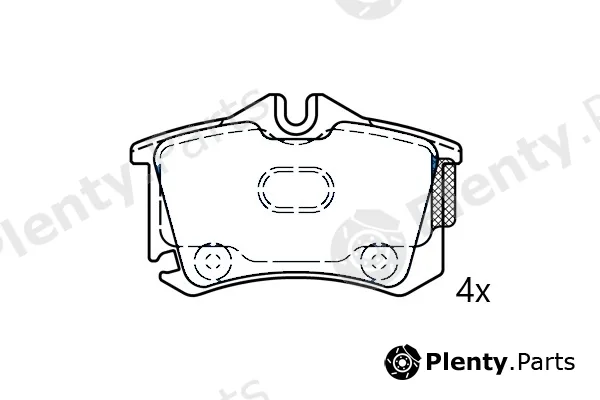 Omnicraft NAMJ2K021AGAA — Brake Pad Set, disc brake