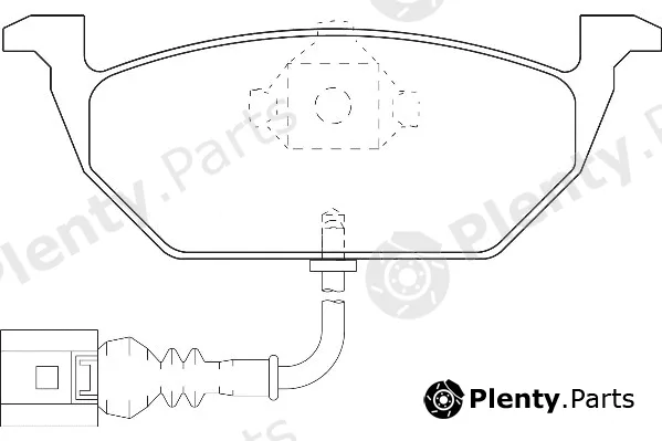 Omnicraft 2134835 — Brake Pad Set, disc brake